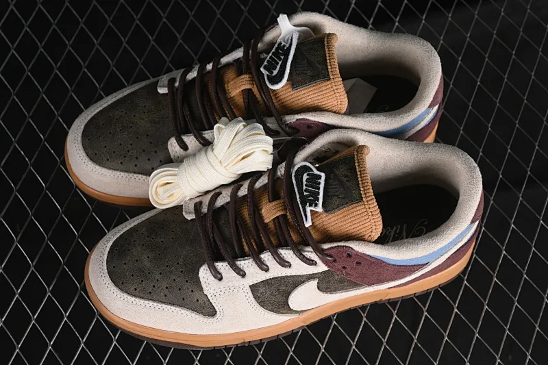 All categories Nk SB Dunk series Nk SB Dunk Low low-top sneakers Nk Dunk Low "Love & Peace" Autumn and winter retro brown low-top casual sneakers HQ3459-212